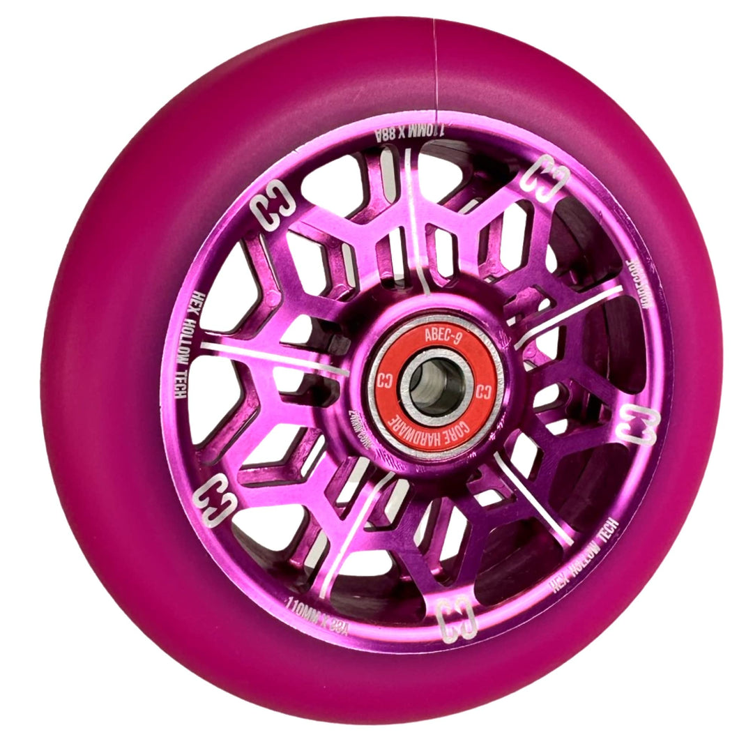 Core Hex Hollow Stunt-Scooter Rolle 110mm I Kinder I Trick I Tret I Roller I Rollen I Rad I Ersatz I