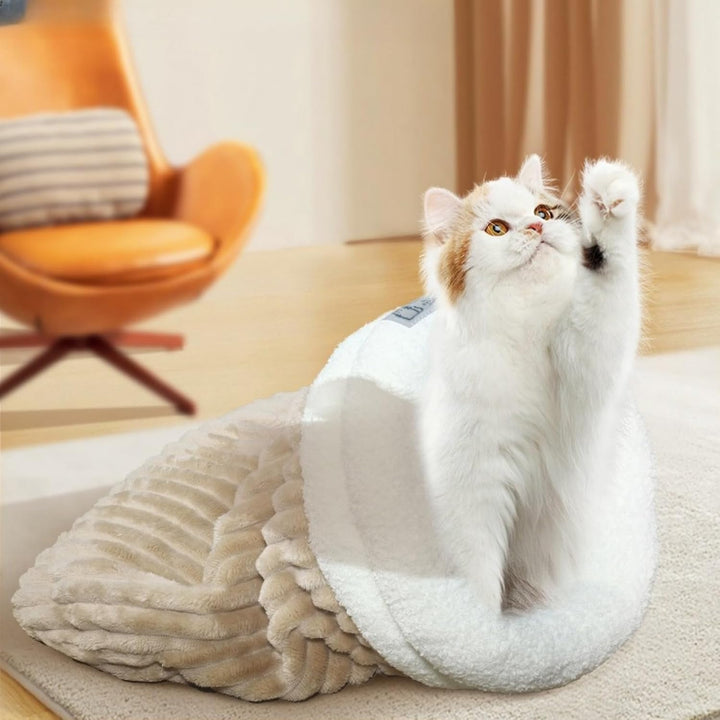 Schlafsack für Katzen Katzenschlafsack Kuschelhöhle Katze Warm Katzenbett Katzensack Gifts for Small