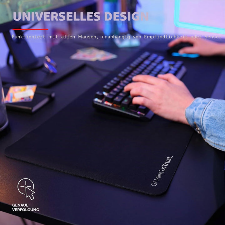 Trust Gaming GXT 758 Mauspad XXL 93 cm x 30 cm, Optimierte Oberflächenstruktur, rutschfeste Gummiunt