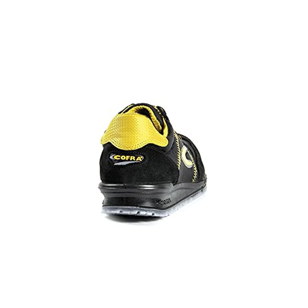 Cofra 78400-000.W40 OWENS S1 P SRC Sicherheitsschuhe, Schwarz/Gelb, Grösse 40 40 EU, 40 EU