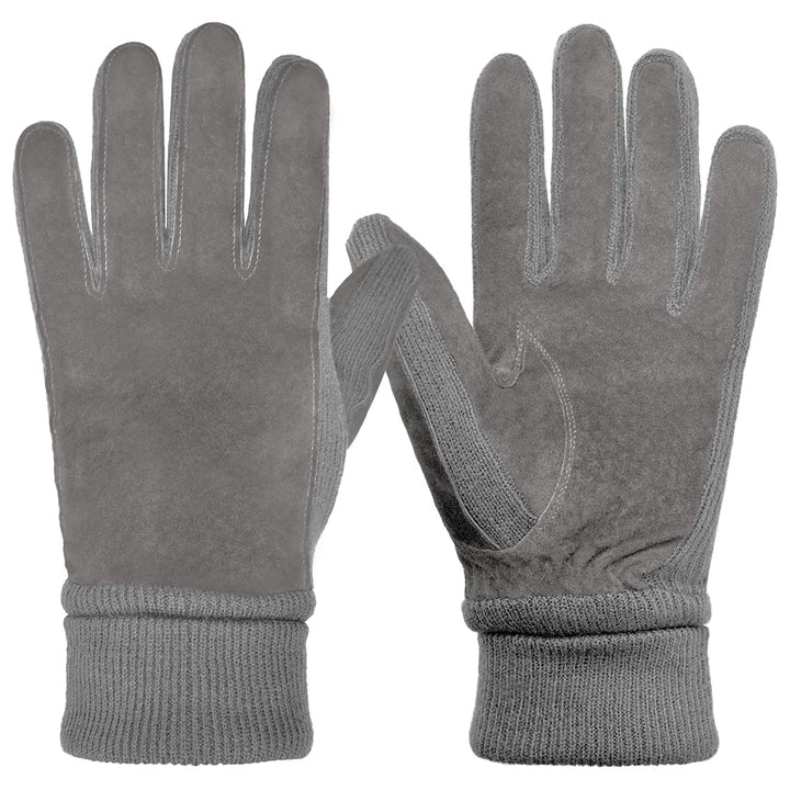 Harssidanzar Damen Winter Wildleder Handschuhe Thermal Wolle Fleece gefüttert Outdoor Wärme SL024EU