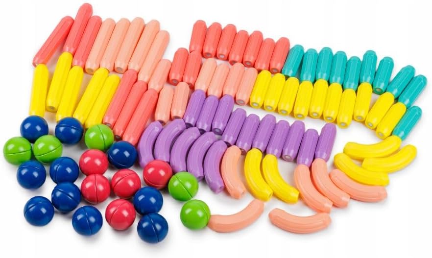 Kinderplay Grosses magnetischen Bausteinen und Stangen Spielzeugset KP4192
