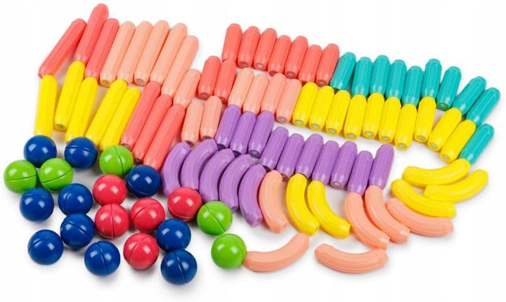 Kinderplay Grosses magnetischen Bausteinen und Stangen Spielzeugset KP4192