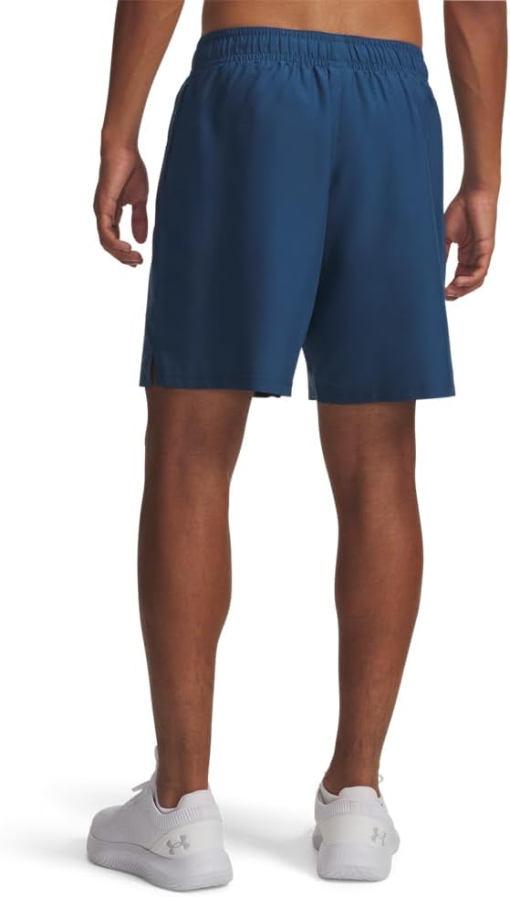 Under Armour Herren Shorts Tech Woven Workdmark Shorts L Wham Blue, L Wham Blue