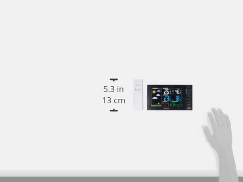 LA CROSSE TECHNOLOGY WS6827-BLA Wetterstation, Farbdisplay, Französisch, Schwarz