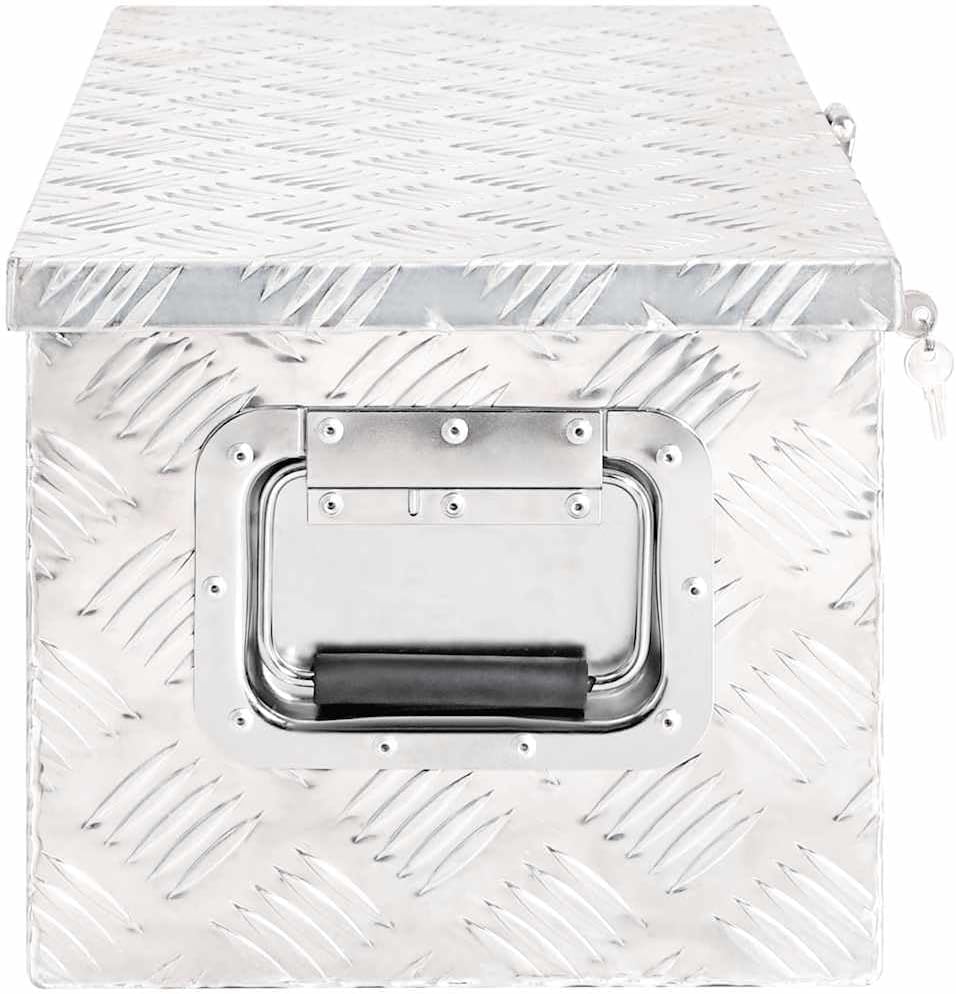 vidaXL Aufbewahrungsbox Aluminiumkoffer Aluminiumbox Lagerbox Lagerkiste Transportkoffer Transportki