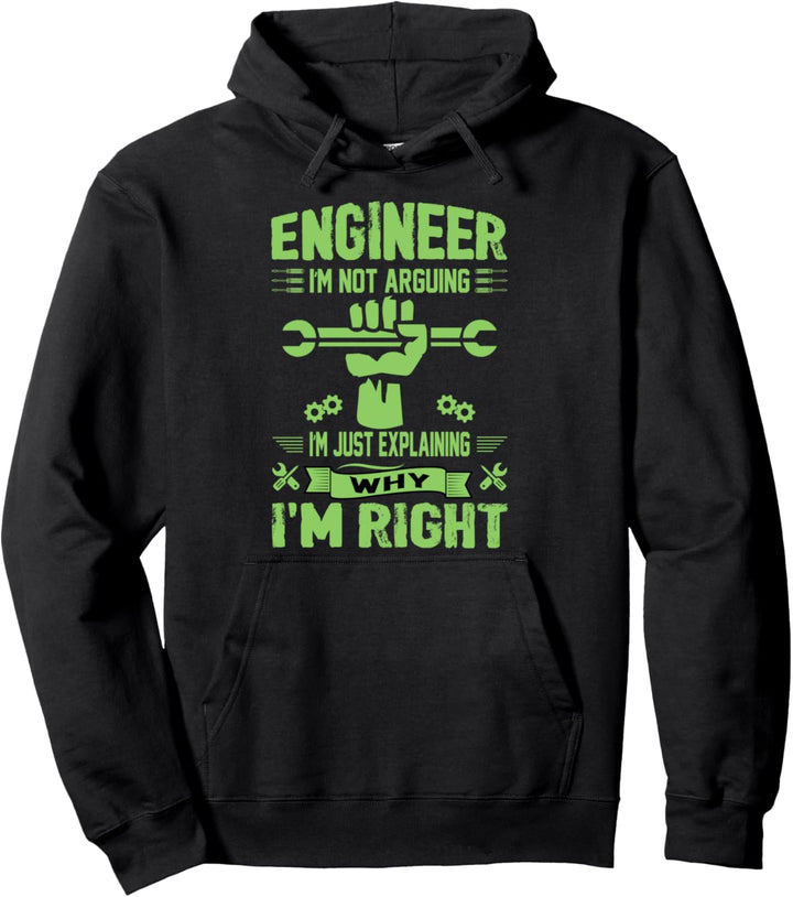 Lustige Elektroingenieur im richtigen Witz Geschenk Pullover Hoodie