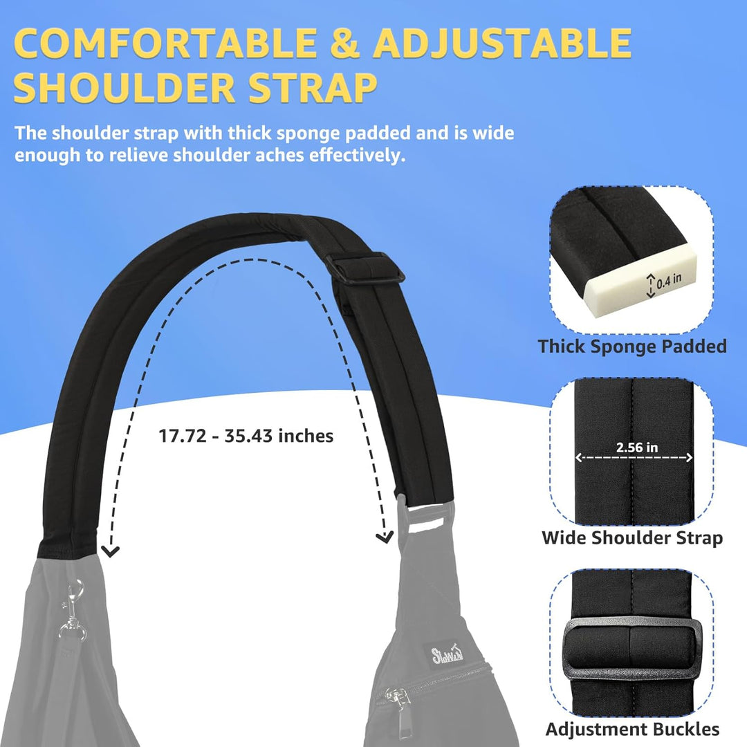 SlowTon Hundetragetasche, Haustier Hundetasche mit verstellbarem, gepolstertem Schultergurt und Fron