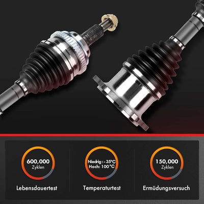 Frankberg Antriebswelle Vorne Links Kompatibel mit A4 8D2 8E5 P-a-s-s-a-t 3B2 3B6 1.6L-2.0L 1994-200