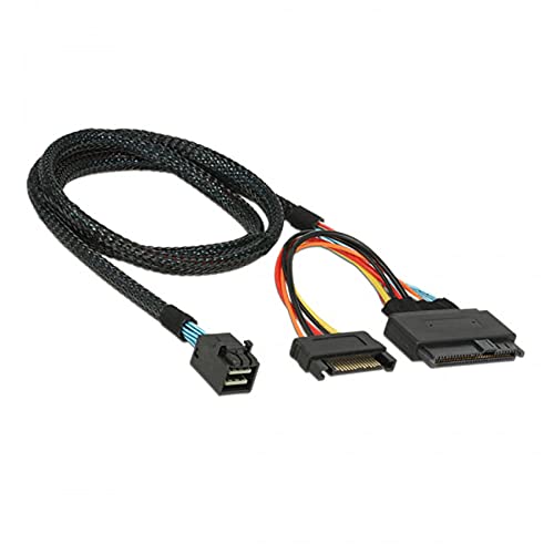 Cablecc U.2 U2 SFF-8639 NVME PCIe SSD Kabel für Mainboard Intel SSD 750 p3600 p3700 M.2 SFF-8643 Min