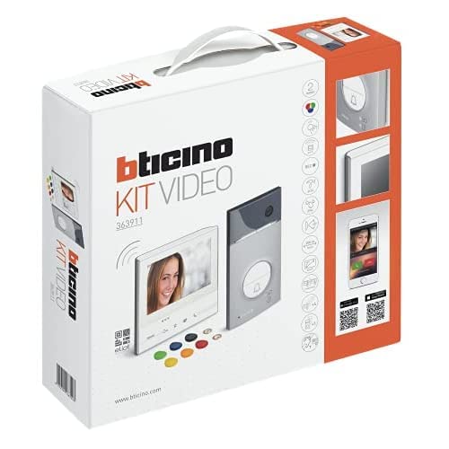 BTicino, Flex ONE 2-Draht Videosprechanlagen WLAN Set, Classe 300 X13E mit 7" Touchscreen, 105° Weit