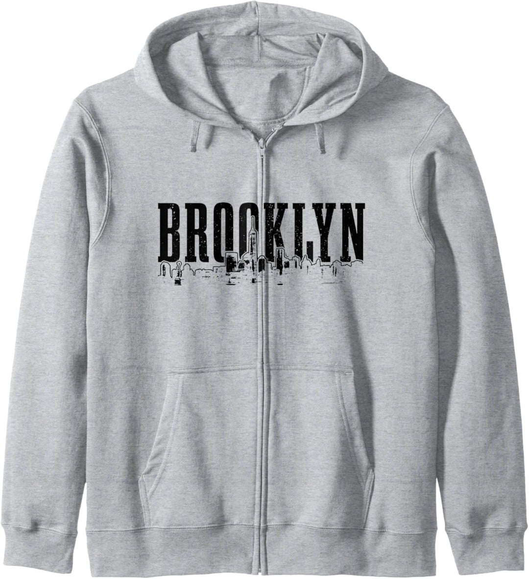 Brooklyn New York City Skyline NYC Vintage NY Kapuzenjacke