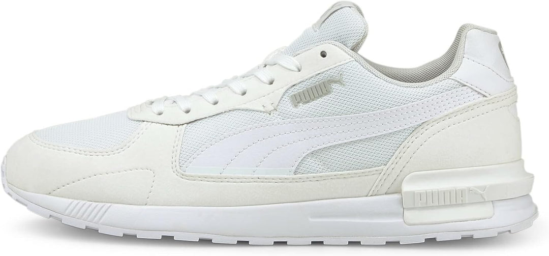 PUMA Unisex Graviton Leichtathletik-Schuh 41 EU Puma White Puma White Gray Violet, 41 EU Puma White