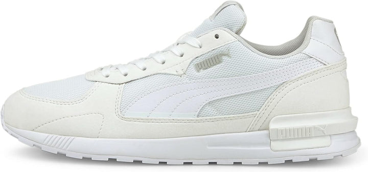 PUMA Unisex Graviton Leichtathletik-Schuh 41 EU Puma White Puma White Gray Violet, 41 EU Puma White