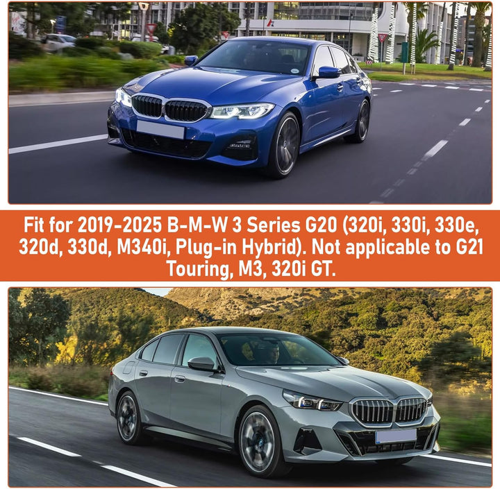 wasserdichte Autoabdeckung für BMW 3er 2019-2025, 6 Schichten Outdoor Allwetter Vollgarage Sonne Reg