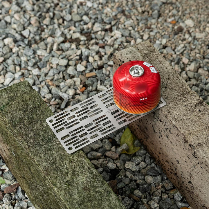 iBasingo Titan Grillrost Ultraleichtes Outdoor Grillzubehör für Camping, Wandern & Backpacking 2mm D