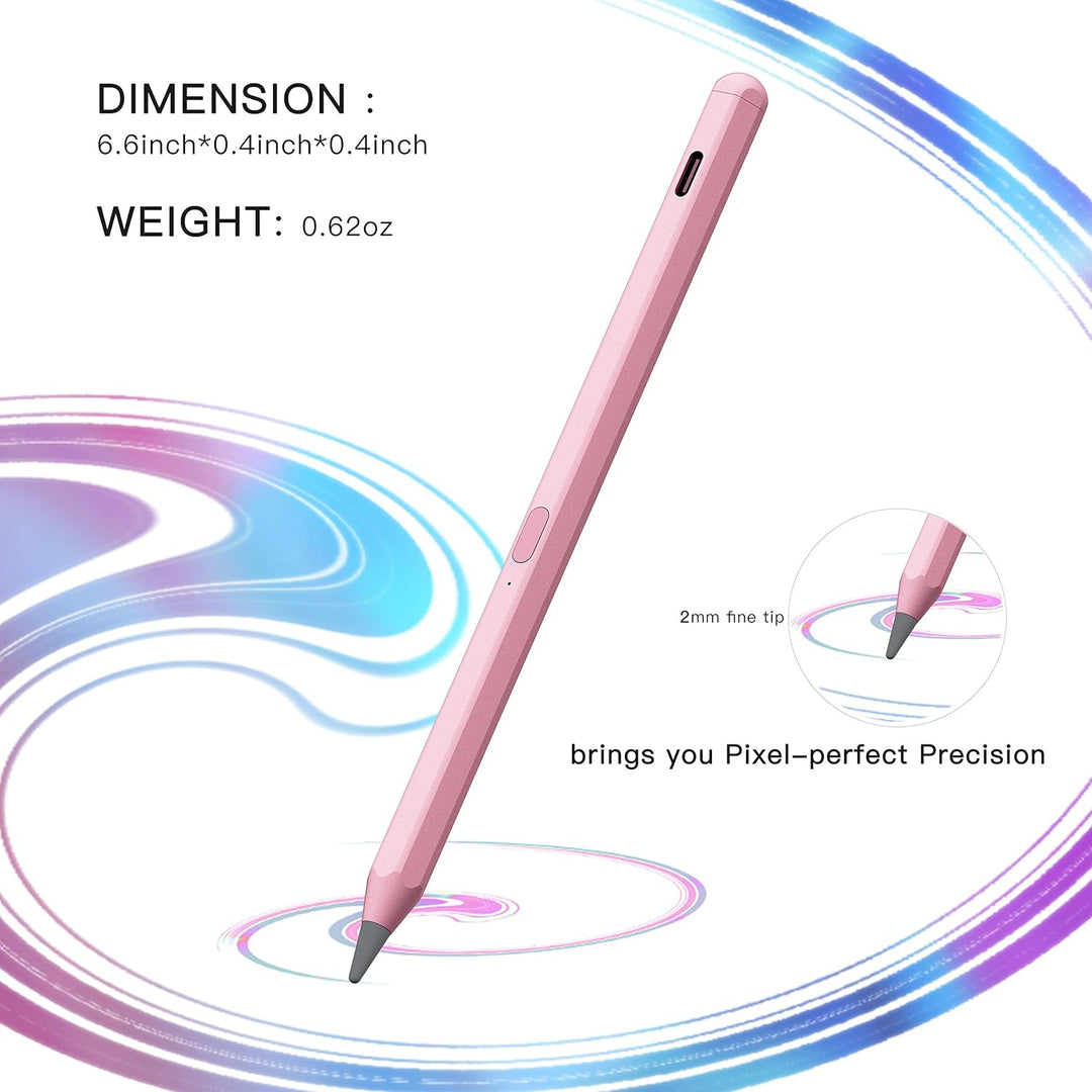 Stylus Stift für Apple iPad(2018-2023),Mit Neigung&Palm Rejection&Magnetic Adsorption Eingabestifte