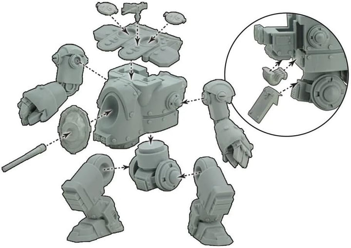 Warlord Games Konflikt '47 Allied Grizzly Medium Walker