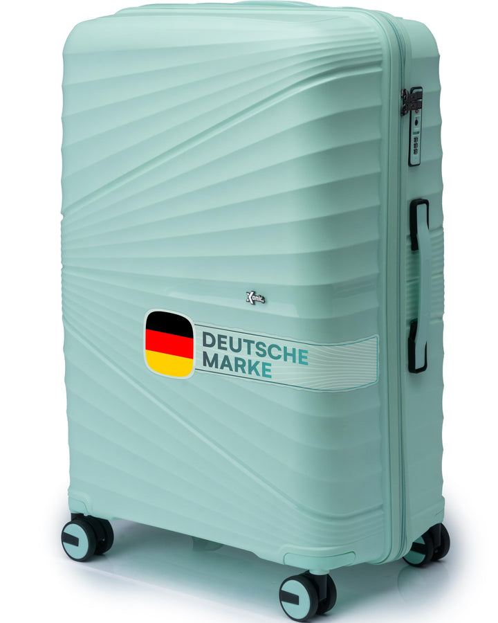 Xonic® Hartschalenkoffer Serie aus Polypropylen mit 360° Doppelrollen & TSA-Schloss – Reisekoffer in