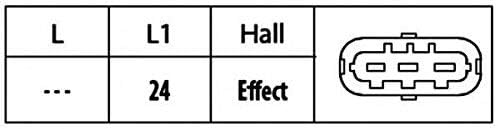 HELLA 6PU 009 121-911 Sensor, Nockenwellenposition - 12V - mit Dichtung