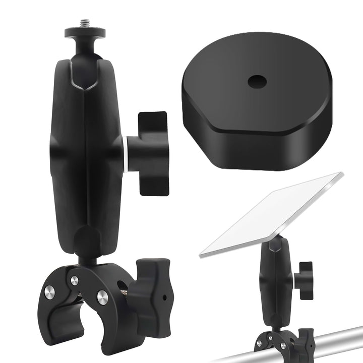 Für 2025 Starlink Mini Pole Mount Kit, Metall-Mini-Adapter Verstellbare Klemmenhalterung, kompatibel