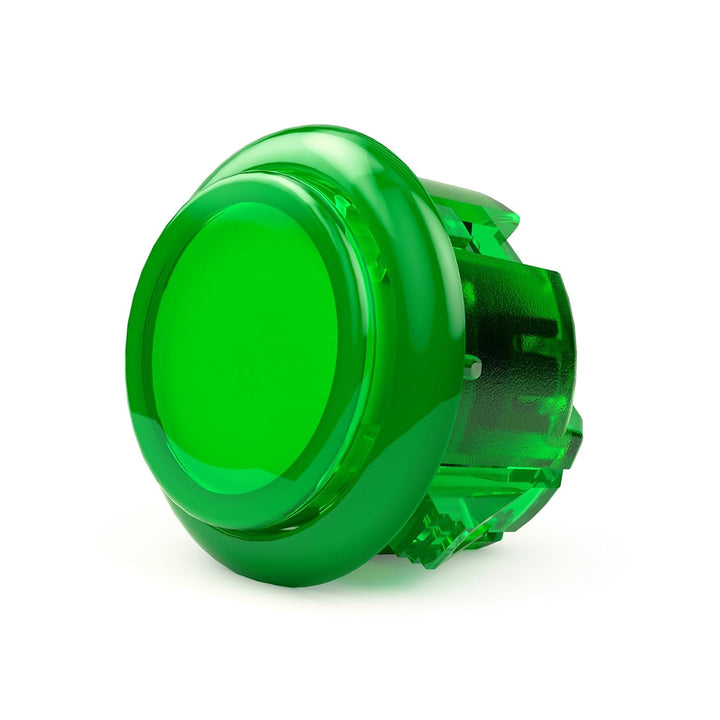 qanba Gravity KS Mechanische Wellen Silent Pushbutton 24mm Snap-in (Boxed (Clear Green E05 (12 Stück