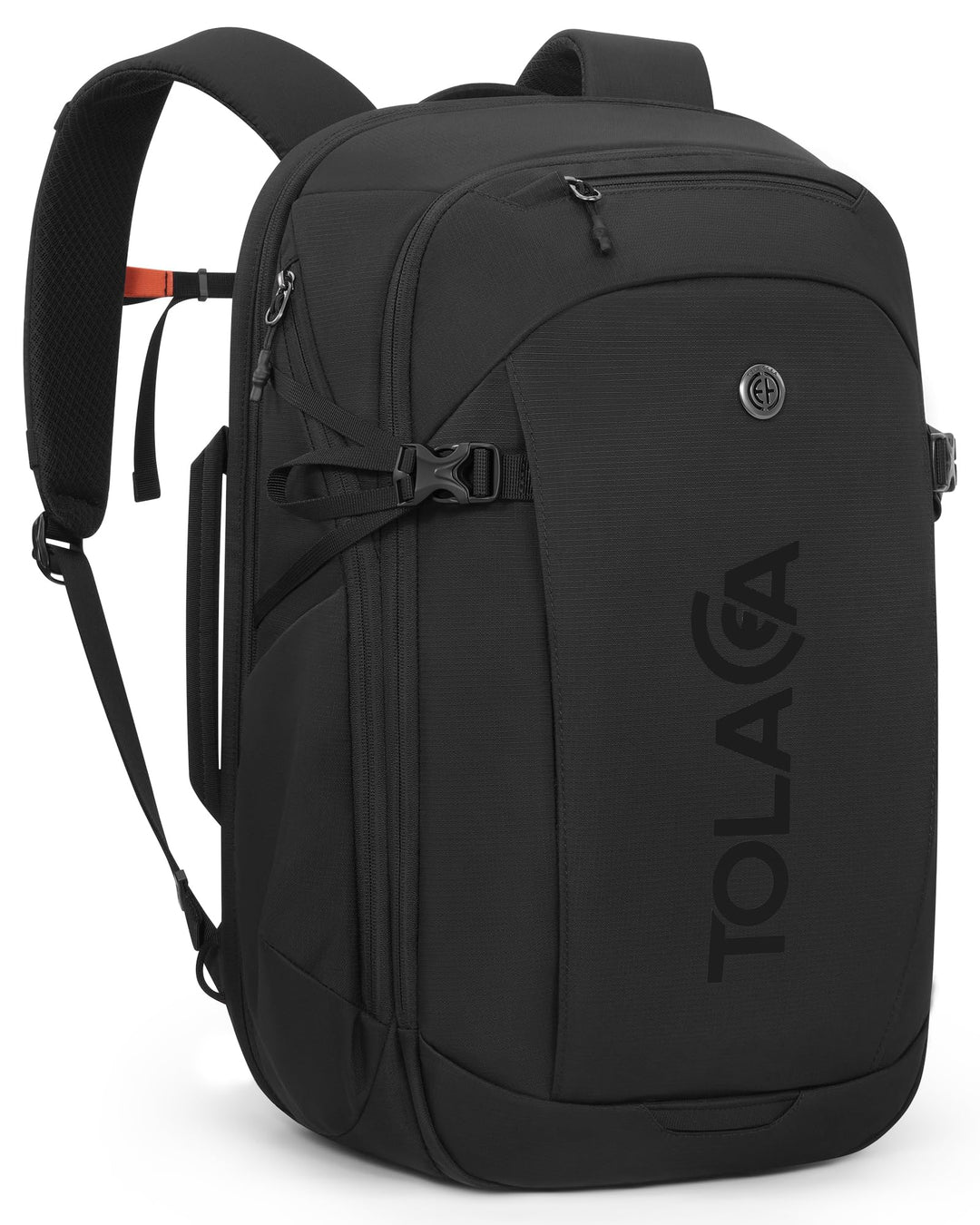 Tolaccea Business Laptop Rucksack 32L, Reiserucksack mit 15,6 Zoll stosssicherer EVA-Laptoptasche,Ha