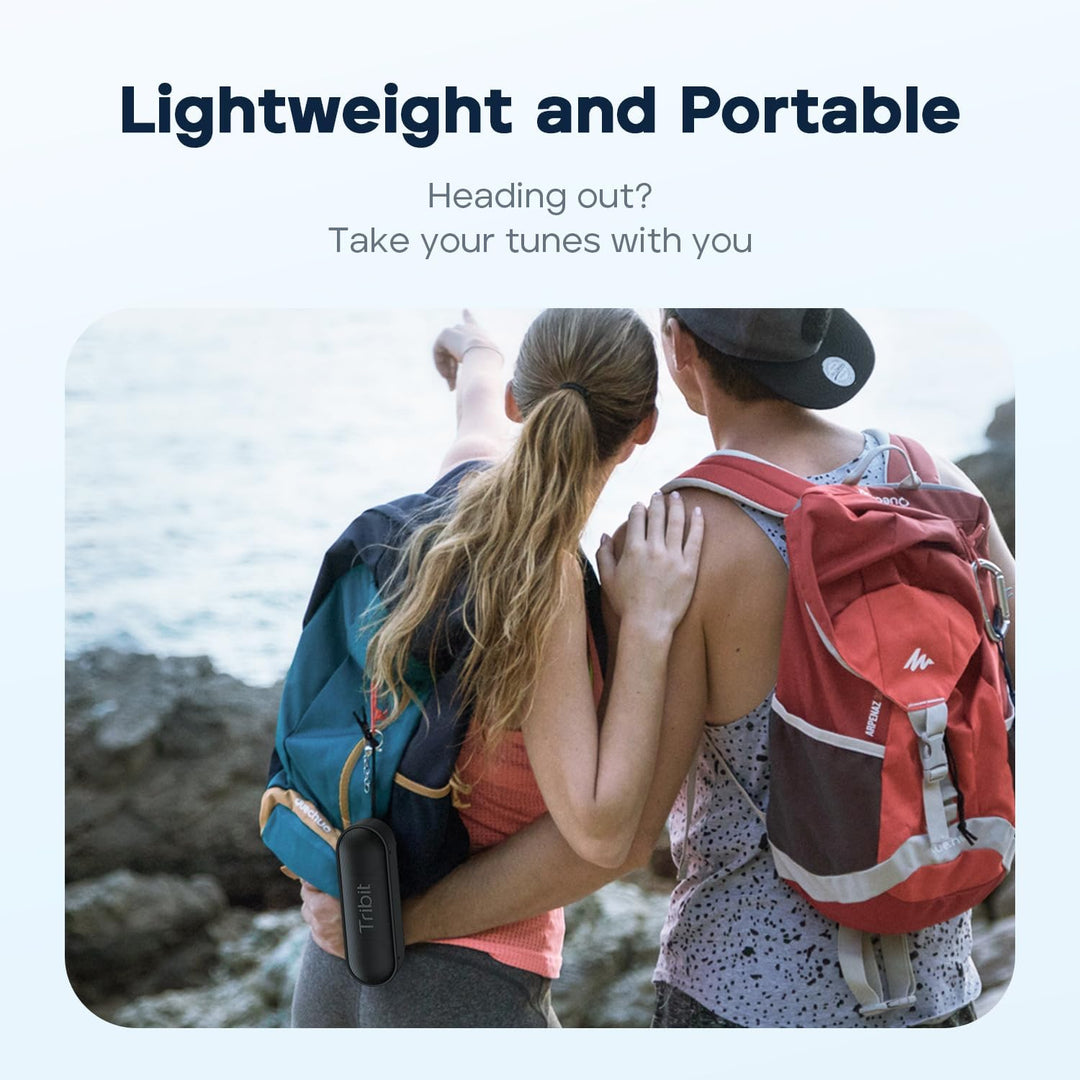 Tribit Bluetooth-Lautsprecher, XSound Go-Lautsprecher mit 16W lautem Klang und tieferem Bass, 24 Stu