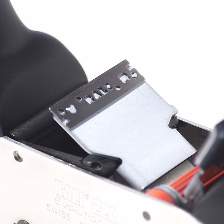 RALI Pack mit 10 Stück 48 mm Chromhobelklingen Ersatz für RALI 105, 220, 260 Hobel | Umkehrbare Bi-C