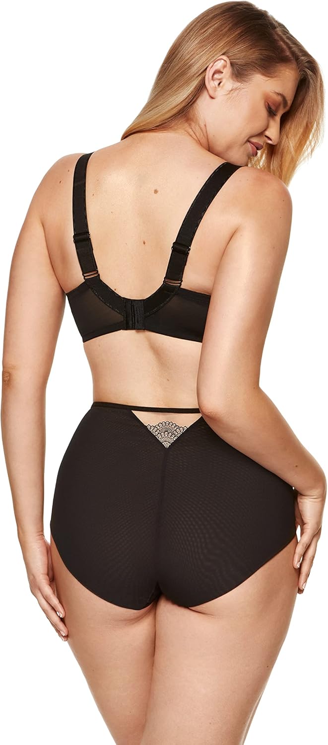 Gorteks Damen Heidi BH 80G Schwarz, 80G Schwarz