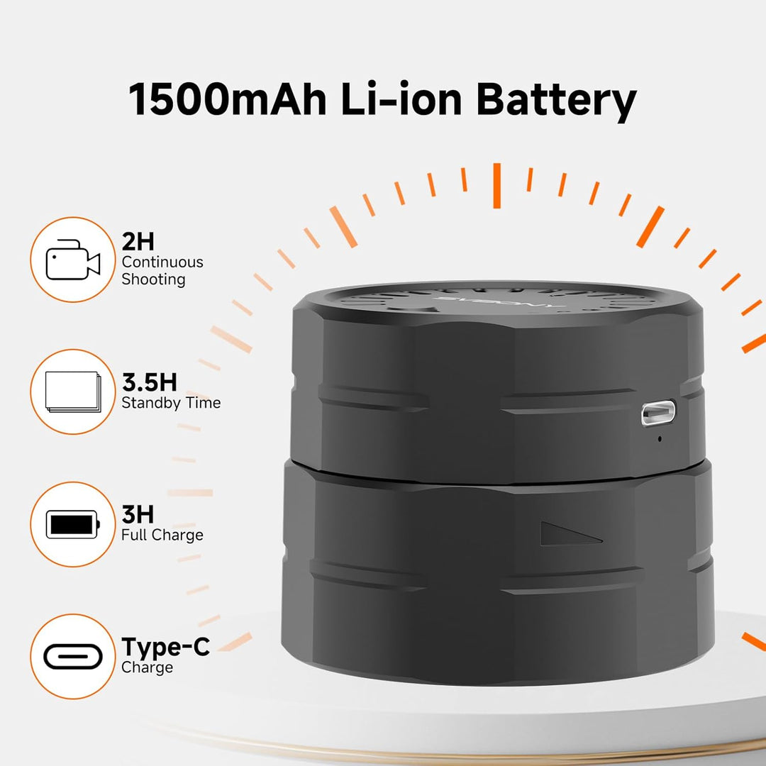 Svbony SC002 WiFi Spektiv Kamera, 2MP 1080P Wireless-Kamera mit 32GB TF-Karte, 10m Übertragung,Typ-C