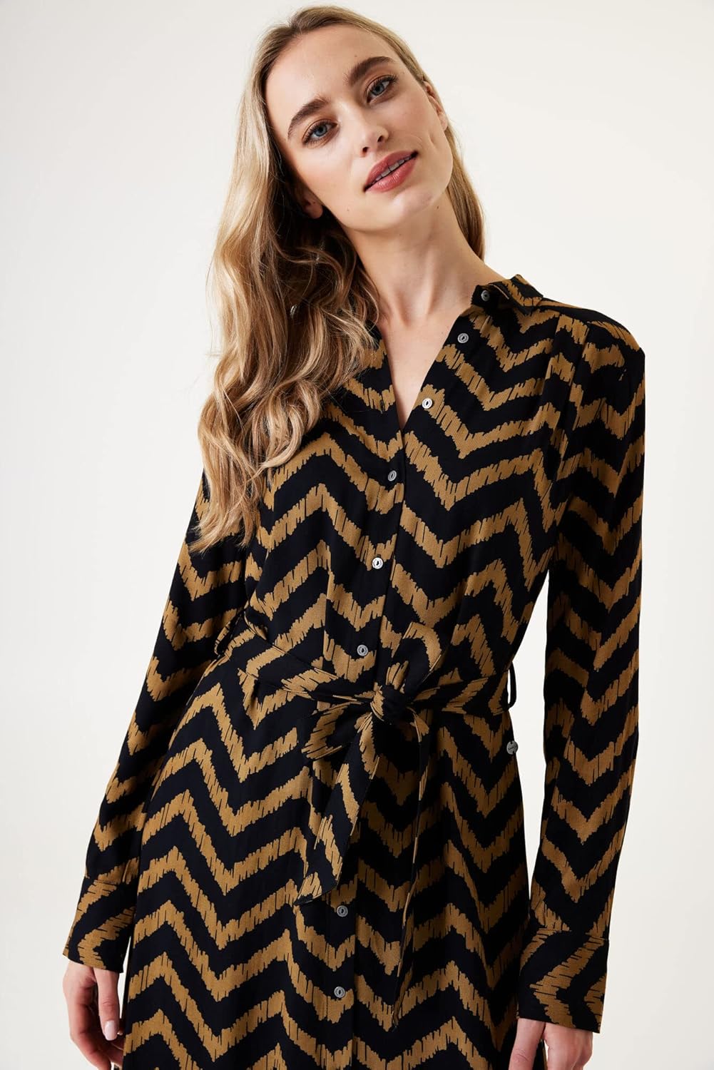 GARCIA Damen Dress Kleid XL Golden Brown, XL Golden Brown