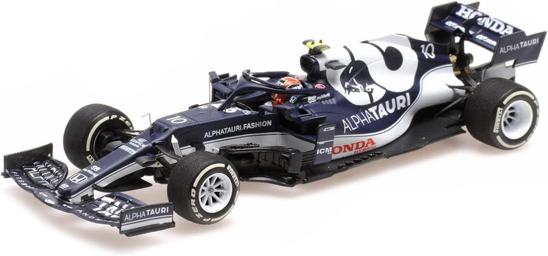 Minichamps 117210710 1:18 Scuderia Alphatauri Honda AT2-Pierre Gasly-3rd Aserbaijan GP 2021 Sammel-M