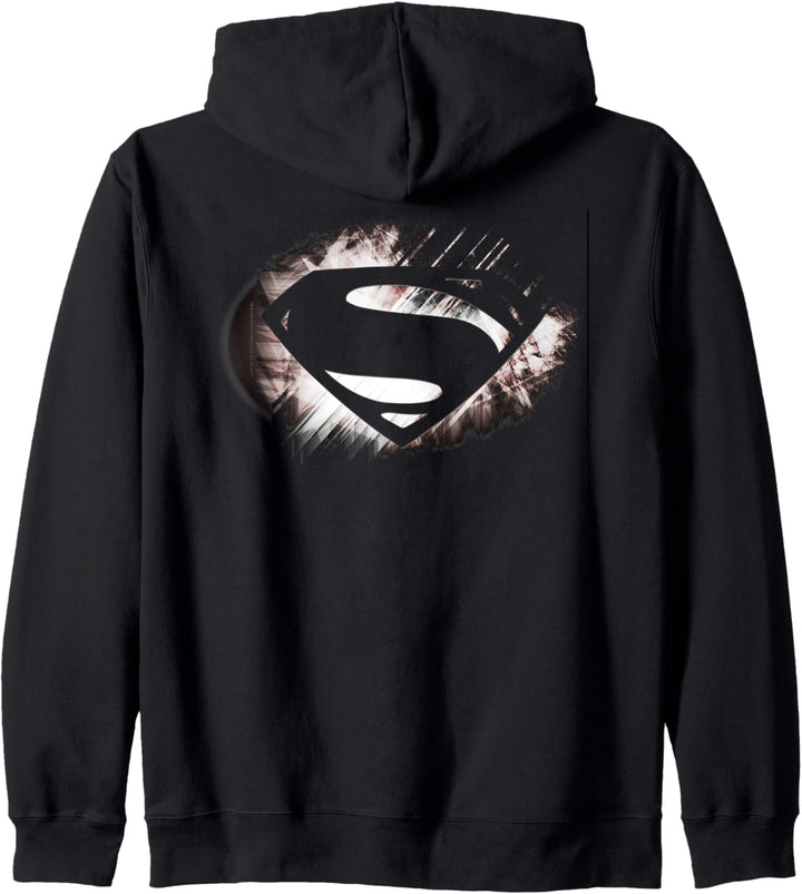 Superman Man of Steel Shield Fracture Kapuzenjacke