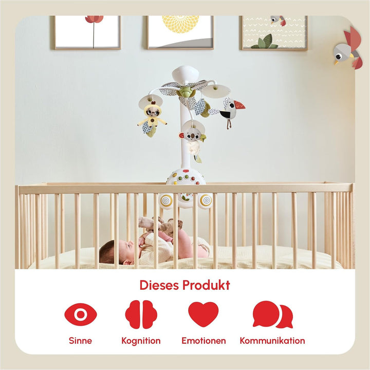 Tiny Love Soothe 'n Groove Mobile, 2-in- Musik Mobile Baby Elektrisch, 0+ Monate, in ein Mobile Baby
