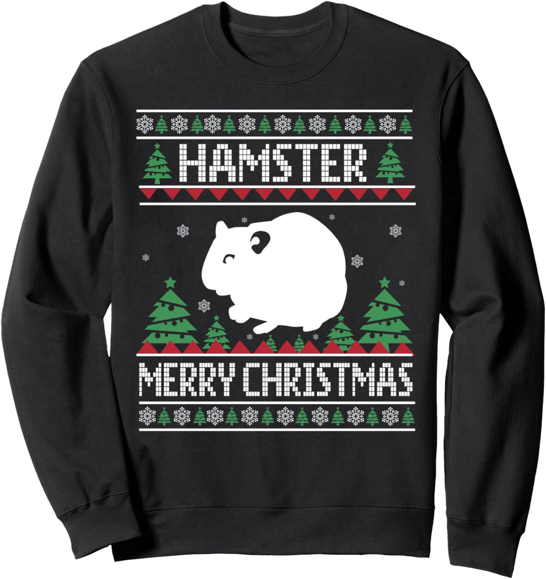 Hamster Ugly Weihnachtspullover Stil Geschenke Männer Frauen Kinder Sweatshirt