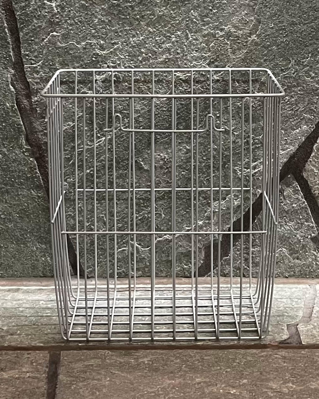 Blanc HYGIENIC Papierkorb FIX – Mülleimer, Drahtgitter-Abfallbehälter 25 Liter, zum Hängen oder Stel