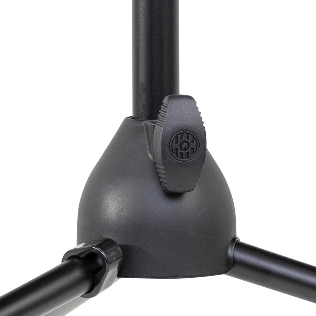 Shure by Gator Höhenverstellbarer Mikrofonständer mit Dreibein-Sockel, schwarz (SH-TRIPODSTANDDX) De