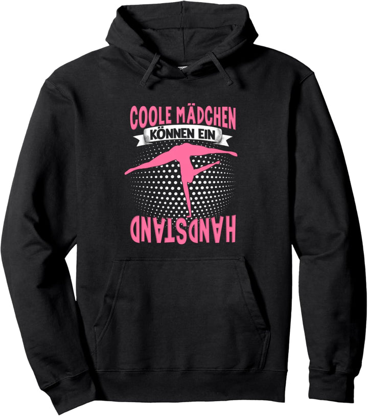 Handstände Turnerin Damen Mädchen Turner Kopfüber Handstand Pullover Hoodie