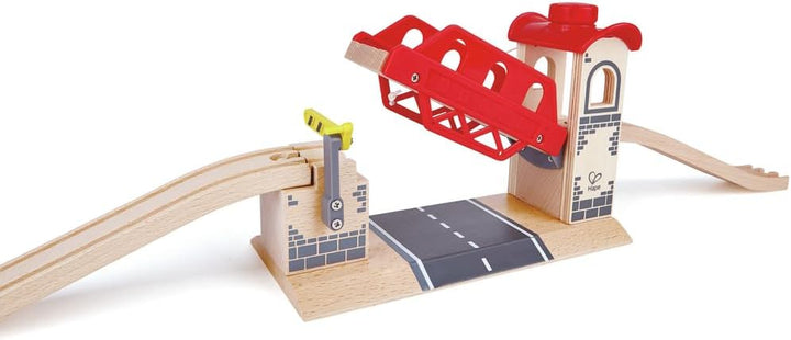 Hape Eisenbahnwelt Zugbrücke aus Holz, ab 3 Jahren