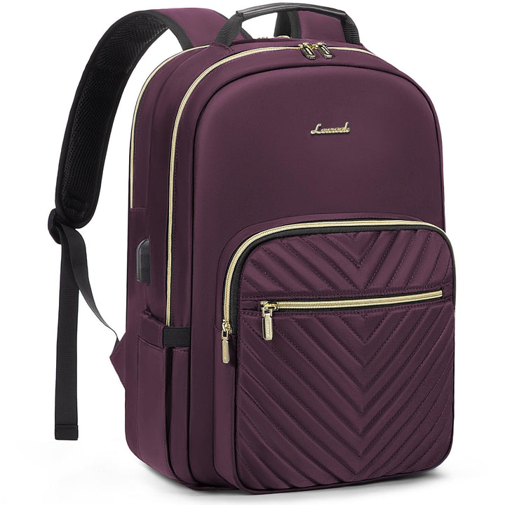 LOVEVOOK Laptop Rucksack Damen, 14 15,6 17,3 Zoll Laptoptasche Rucksack Damen Klein Wasserdicht Schu