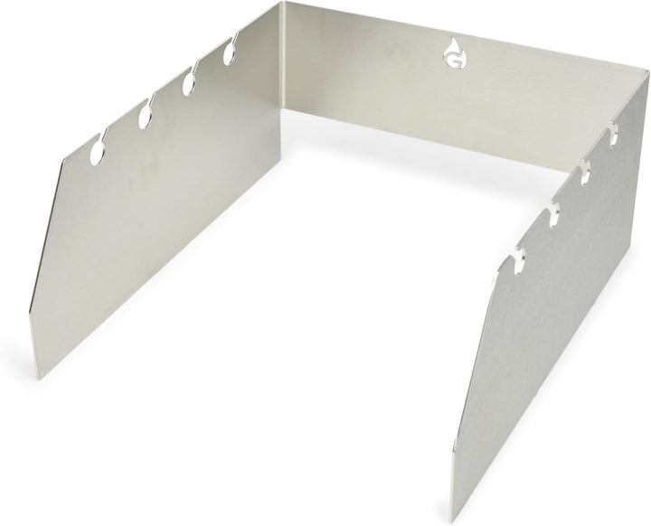 Grillrost.com Das Original Edelstahl Windschutz und Spiesshalter | für alle Broil King Imperial/Rega