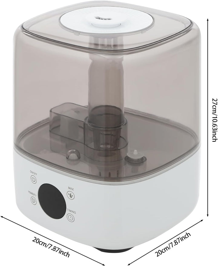 Luftbefeuchter 5L mit Fernbedienung, Luftbefeuchter Schlafzimmer 300ml/h, Air Humidifier mit 360° Dü