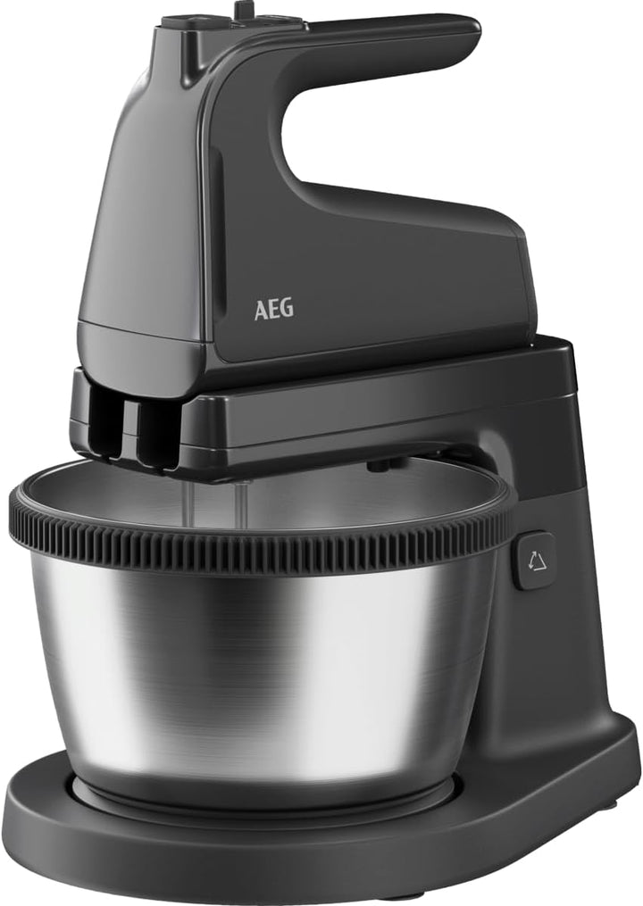 AEG ASM4B 5000 Series Standmixer - 500W Motor,5 Geschwindigkeitsstufen,Turbo-Funktion,2 Rührbesen,2