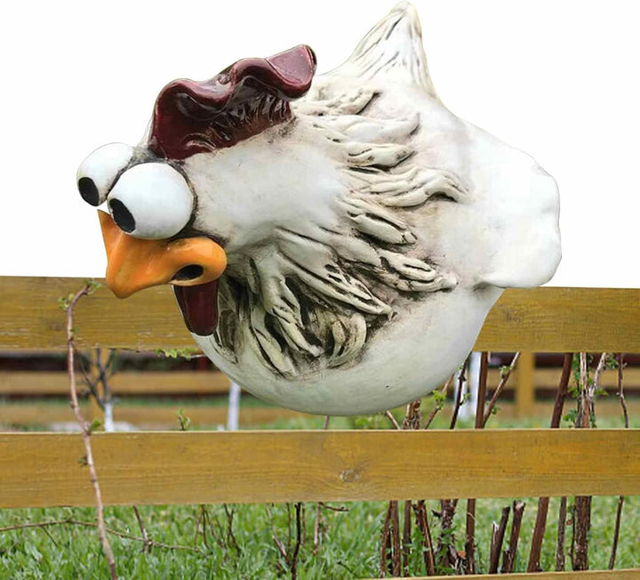 demaxiyad Huhn Deko Garten, Keramik Huhn Gartendeko, Hühner Gartenstatuen, Huhn Gartendeko Für Draus
