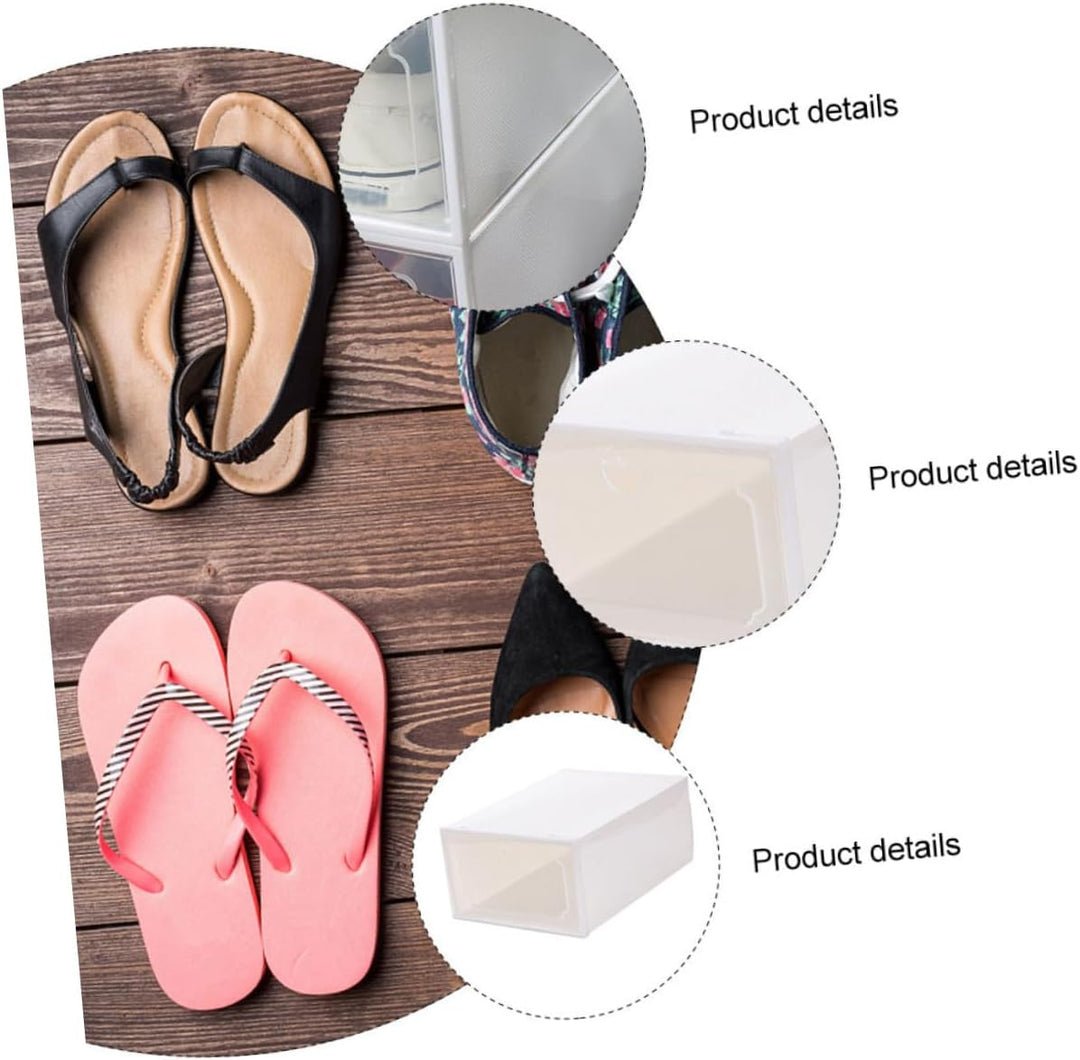 Cabilock 6stücke Transparente Schuhboxen Mit Grossem Fassungsvermögen Aufbewahrungsboxen Für Schuhe