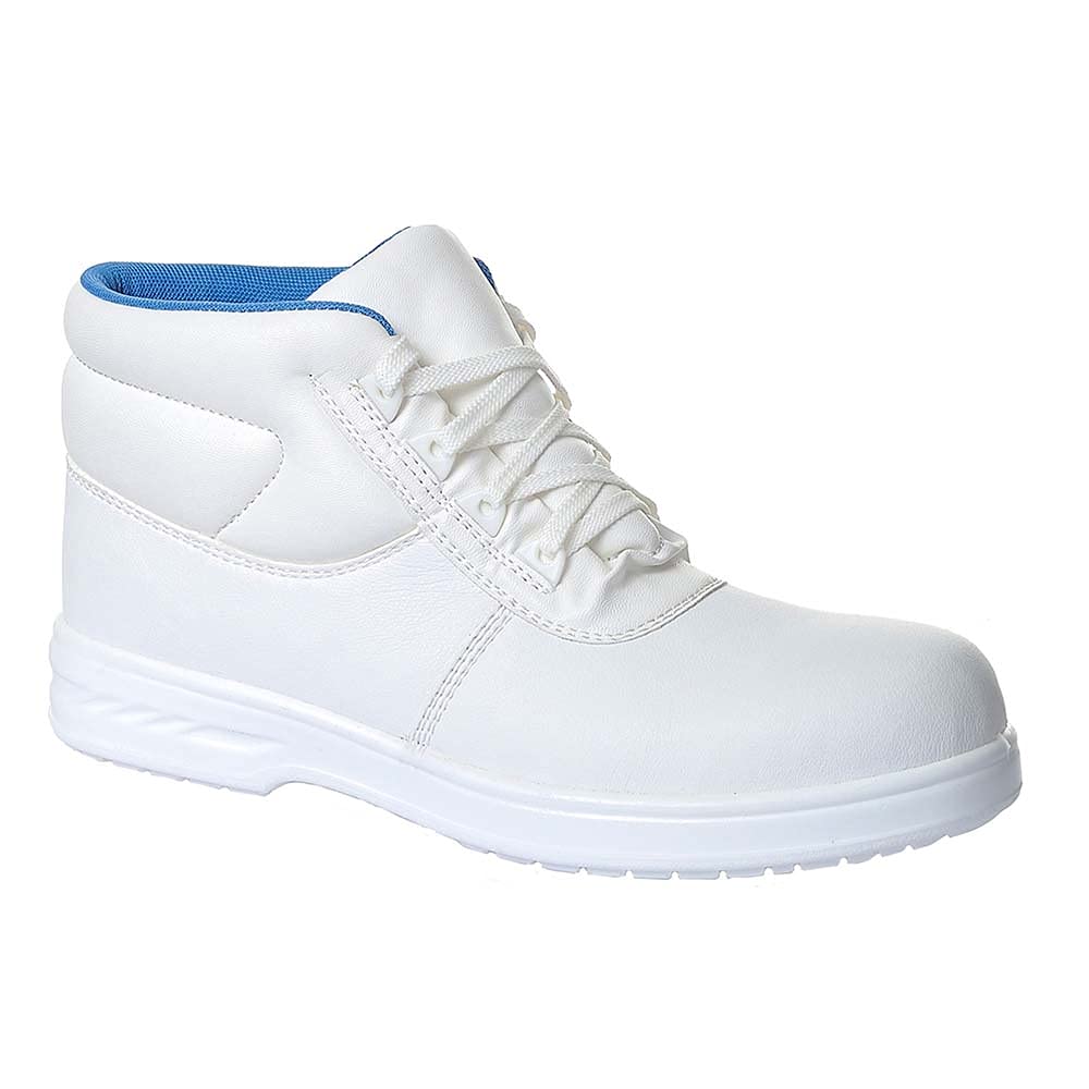Portwest Steelite Schnürstiefel Albus S2, Grösse: 43, Farbe: Weiss, FW88WHR43 43 EU Weiss, 43 EU Wei
