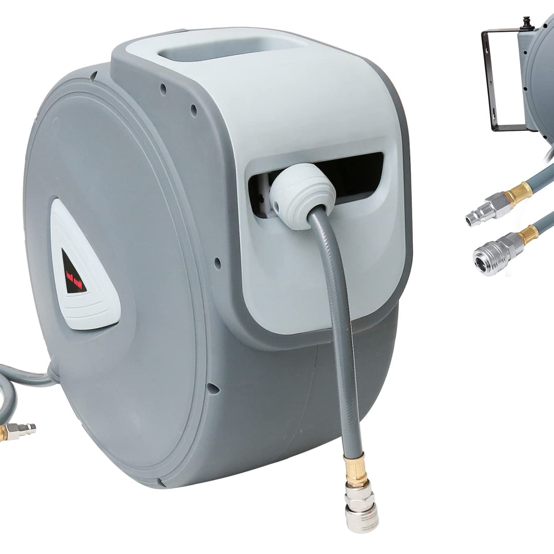 Izrielar 30+2m Druckluftschlauch Aufroller Automatisch, Schlauchaufroller Automatisches Aufrollen 18