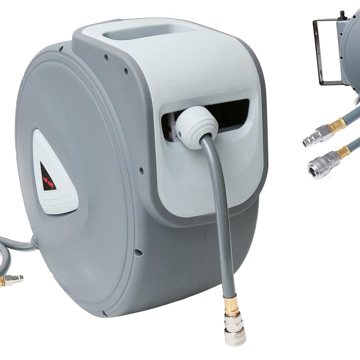 Izrielar 30+2m Druckluftschlauch Aufroller Automatisch, Schlauchaufroller Automatisches Aufrollen 18
