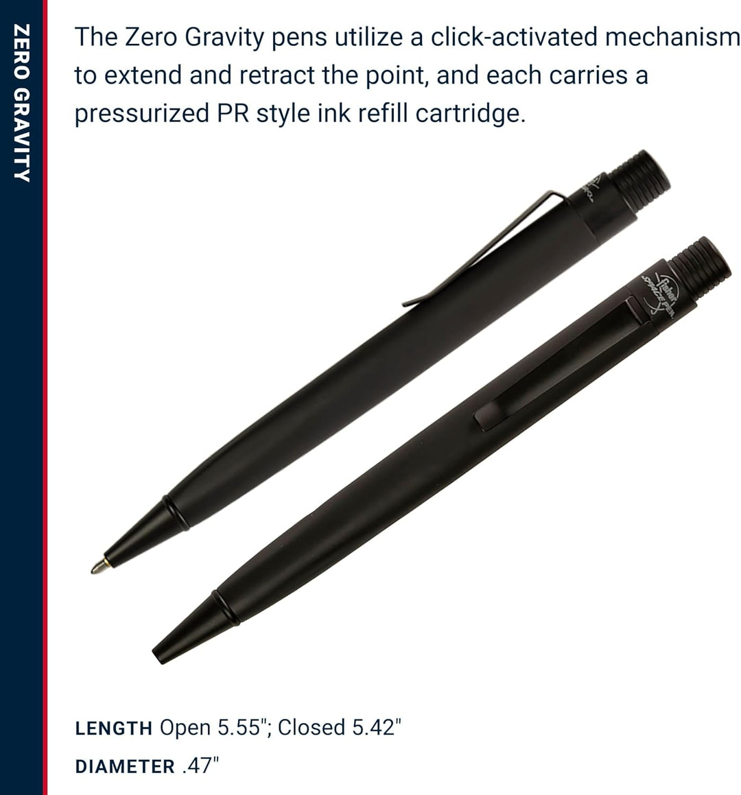 Fisher Space Pen Zero Gravitty Matt Black